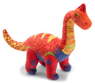Obrázek z Brachiosaurus červený barevný plyš 25cm 
